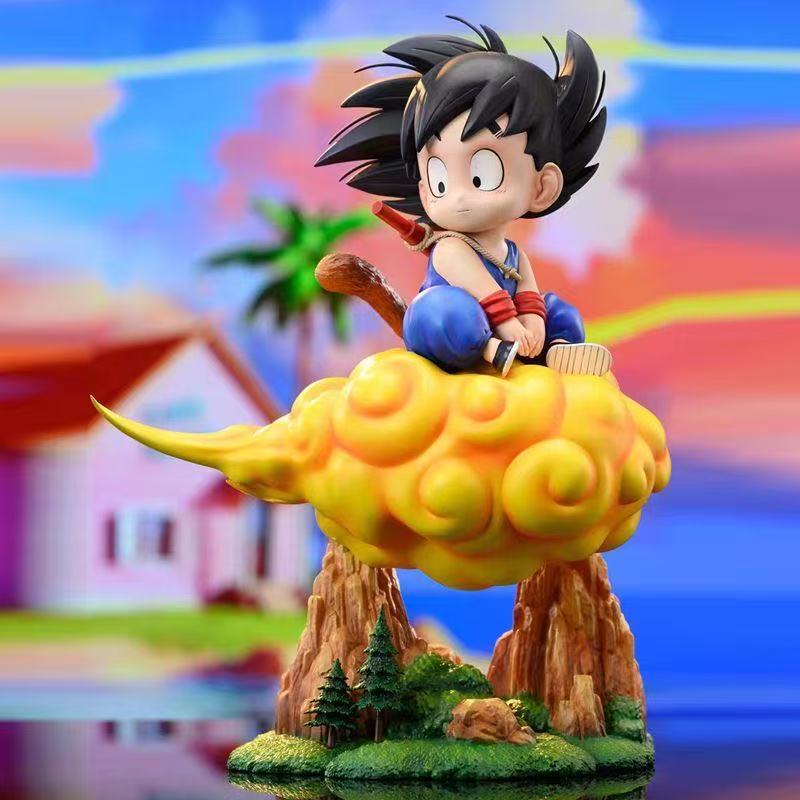 21 см/8,27 дюйма Фигурка Dragon Ball Kintoun Goku Маленький Гоку ПВХ Фигурки Действия Коллекционная Модель Игрушки Подарки