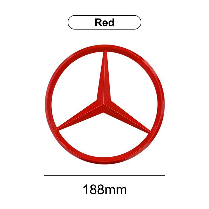 3D Car Front Hood Emblem Bonnet Sticker Rear Trunk Badge Decal For Mercedes Benz AMG E S C A B Class GLE GLS CLA CLE GLC CLS GLA BJ1