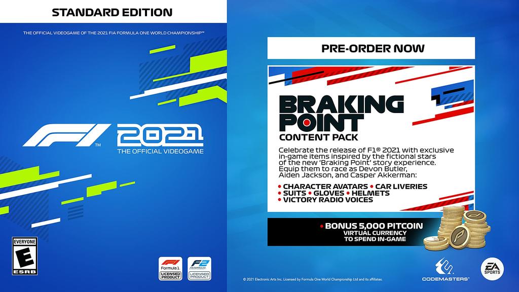 F1 2021 PS4 Можно играть на PS5 с бесплатным обновлением Регион США Североамериканская версия Совершенно новая Запечатанная на заводе Физический диск