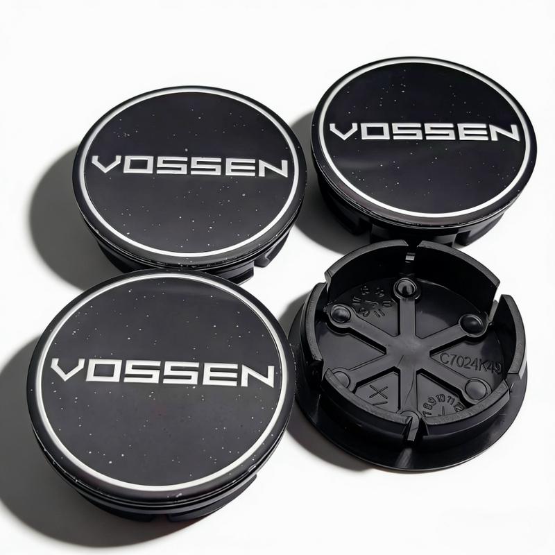 4pcs VOSSEN Logo Emblem Badge Car Wheel Center Caps 48MM 42MM Wheels Hub Cap Rim Hubcaps Cover Replace Car Accessories for Fait