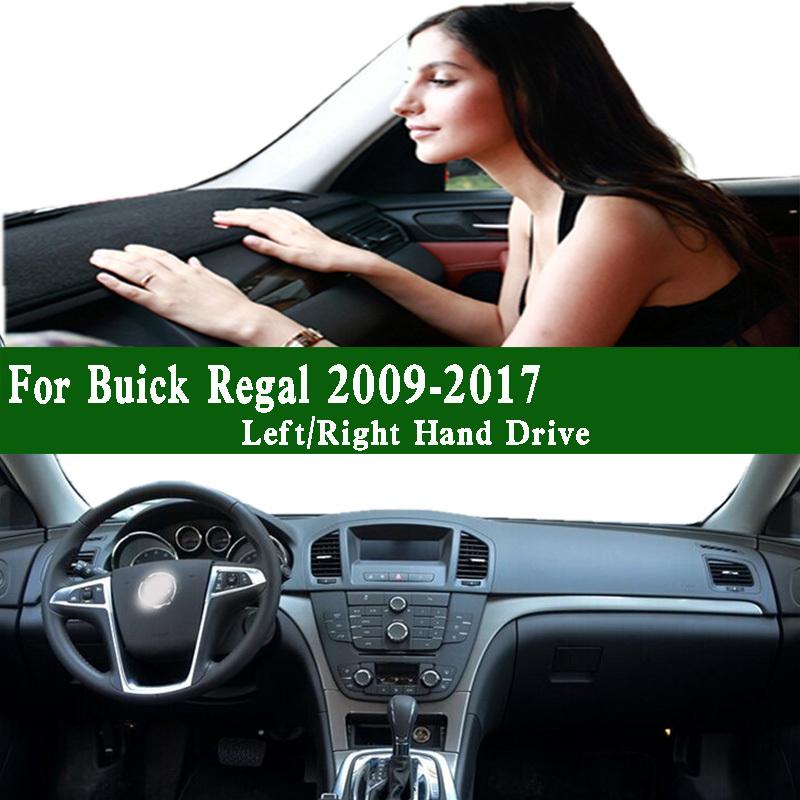 For Buick Regal EG1 2009-2017 Car-styling Dashmat Dashboard Cover trument Panel Sunscreen Protective Pad Anti-Dirt Ornaments