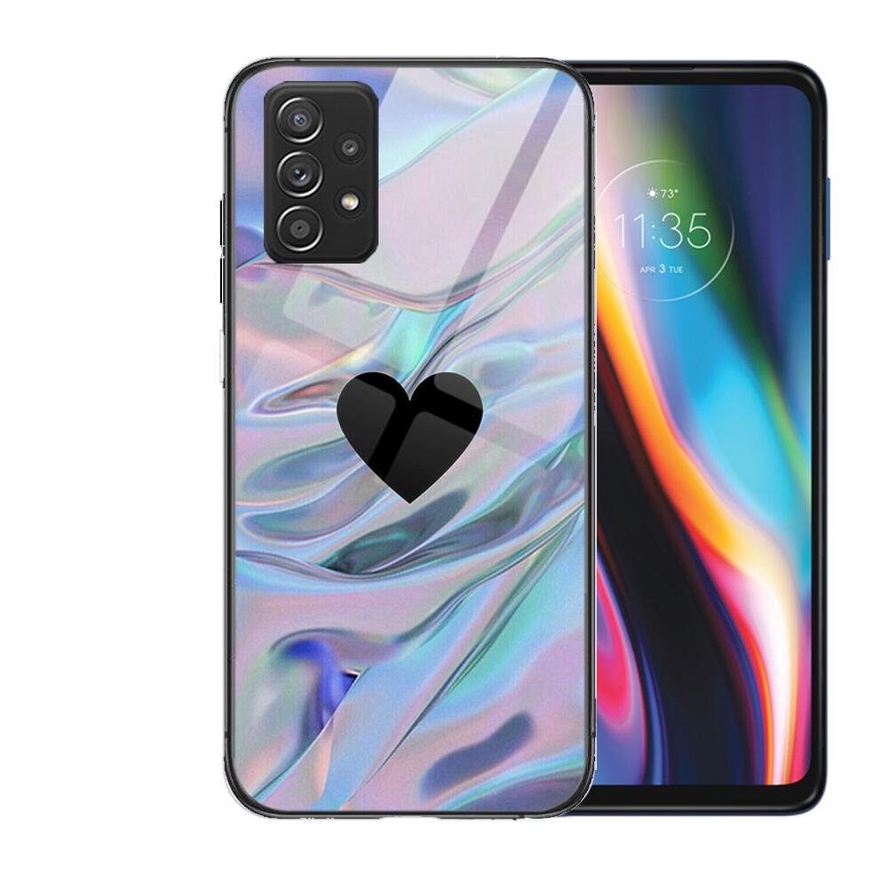 Чехол из закаленного стекла с сердечком для телефона Samsung Galaxy A51 A71 A60 A70S A70 A80 A21S A41 A20E A50 A30S 5g A32 A40S A20S plus