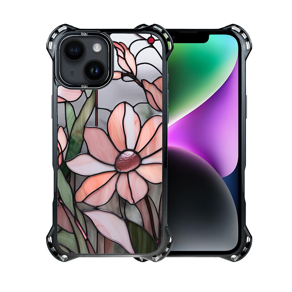 Etui Do Iphone 14 Ibizu Dropguard Ultra Z Magsafe, Barwy Szkła, Różowa Magnolia