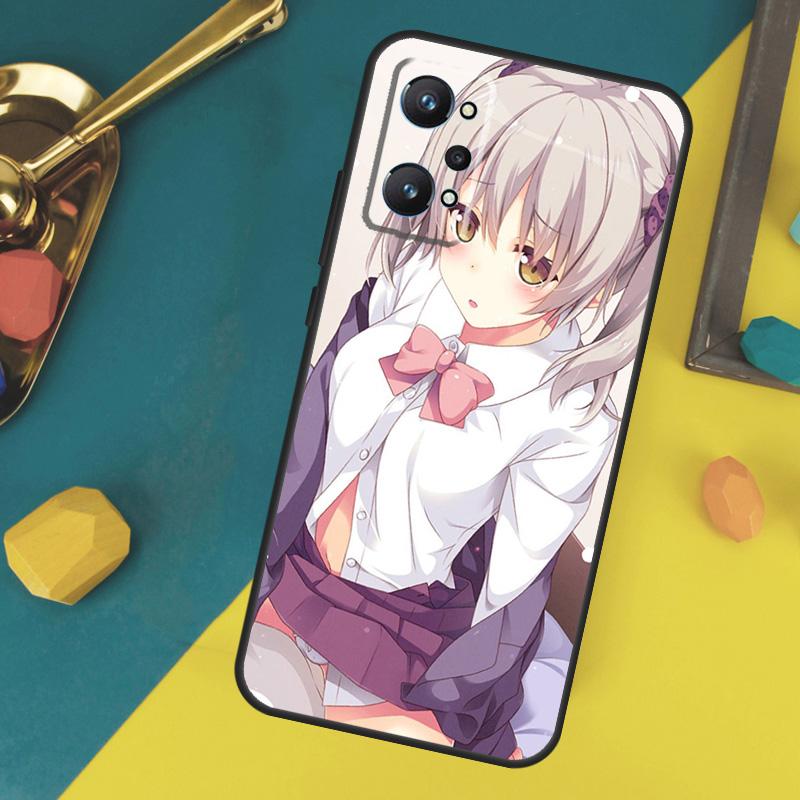 Аниме девушка мультфильм япония милый Чехол Для Realme 14 12 10 11 13 Pro Plus GT 6 6T 5 GT7 Pro C61 C55 C51 C21Y C25S C67 C75 C53