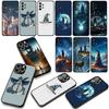 Harries Owl Wand Potters Wallpaper for Samsung Galaxy A36 A17 A26 A07 A35 A54 A53 A13 A33 A34 S8 S9 S20 S21 FE S10 Plus Case