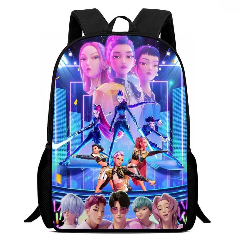 Новая школьная сумка K-pop девушки-охотницы на ведьм, печать высокой четкости, повседневный, трансграничный, легкий рюкзак