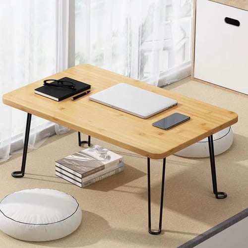 4-Piece Folding Table Legs, 42cm, Black Matte, Furniture Legs, DIY Hardware for Low Tables, Screws Included