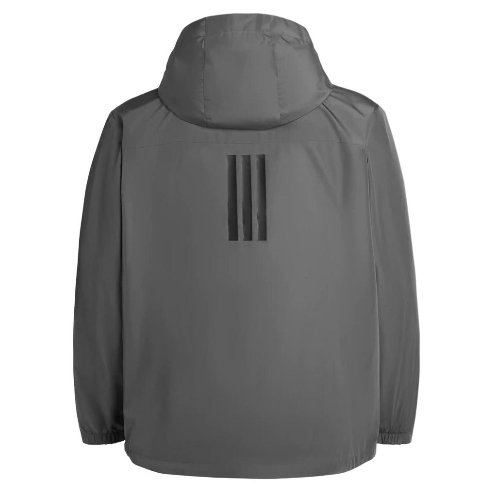 adidas Свободная водостойкая спортивная куртка с капюшоном на молнии, длинным рукавом, для активного отдыха, унисекс, куртки IB7055