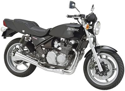 Aoshima Bunka Kyozaisha The Bike Series Kawasaki ZR400C ZEPHYR 1989 года, пластиковая модель 1/12 № 13