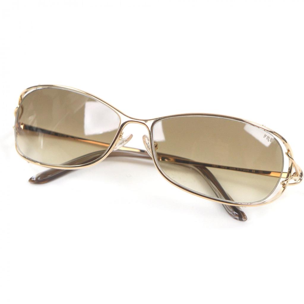 Excellent FRED sunglasses VOLUTE oval frame gold mens Used