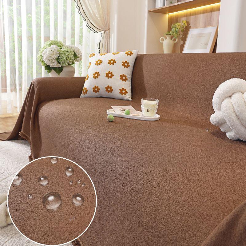 Водонепроницаемое полотенце для дивана Предотвращает царапины кошек Ткань-чехол для дивана-пеленки Подушка против грязи Всесезонный универсальный чехол Полиэстер Можно стирать в машине