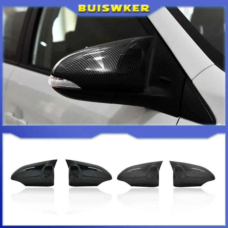 For Toyota Yaris 2012 2013 2014 2015 2016 2017 2018 2019 Outside Rearview Mirror Cover Wing Door Side Shell Cap Housing
