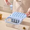 Форма для кубиков льда 2-в-1 с крышкой, легко выдавливаемая форма для мороженого DIY, герметичный контейнер для морозильной камеры для летних напитков