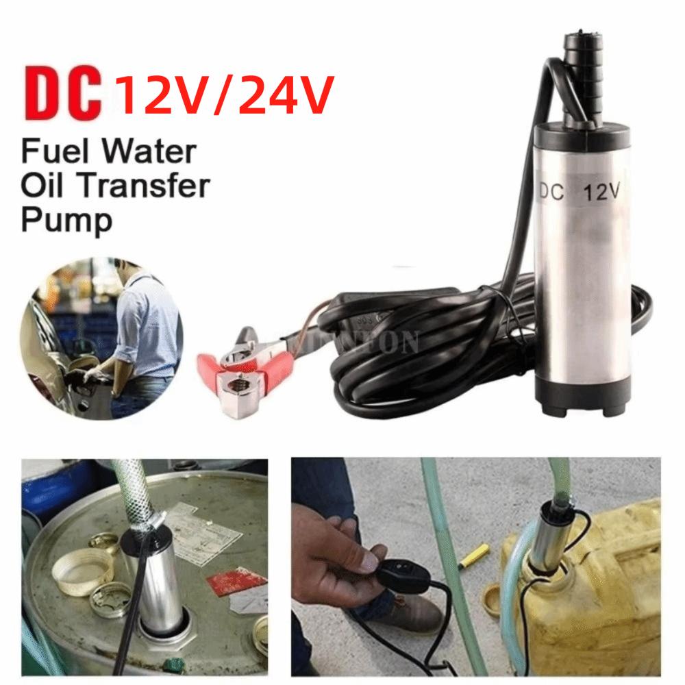 38mm Port Submersible Pump 12V/24V DC Water Oil Transfer Pump Refueling Pump Diesel Transfer