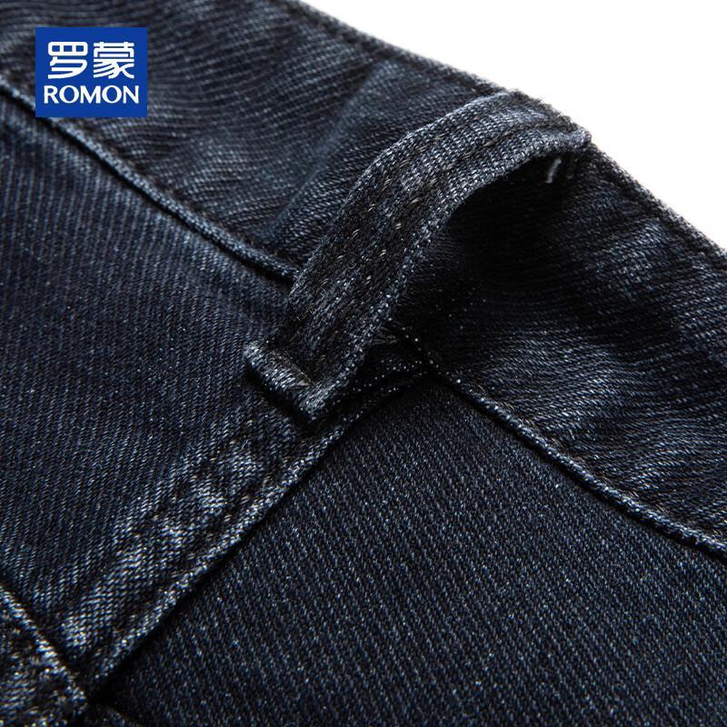 ROMON Мужские джинсы прямого кроя стрейч в стиле business casual