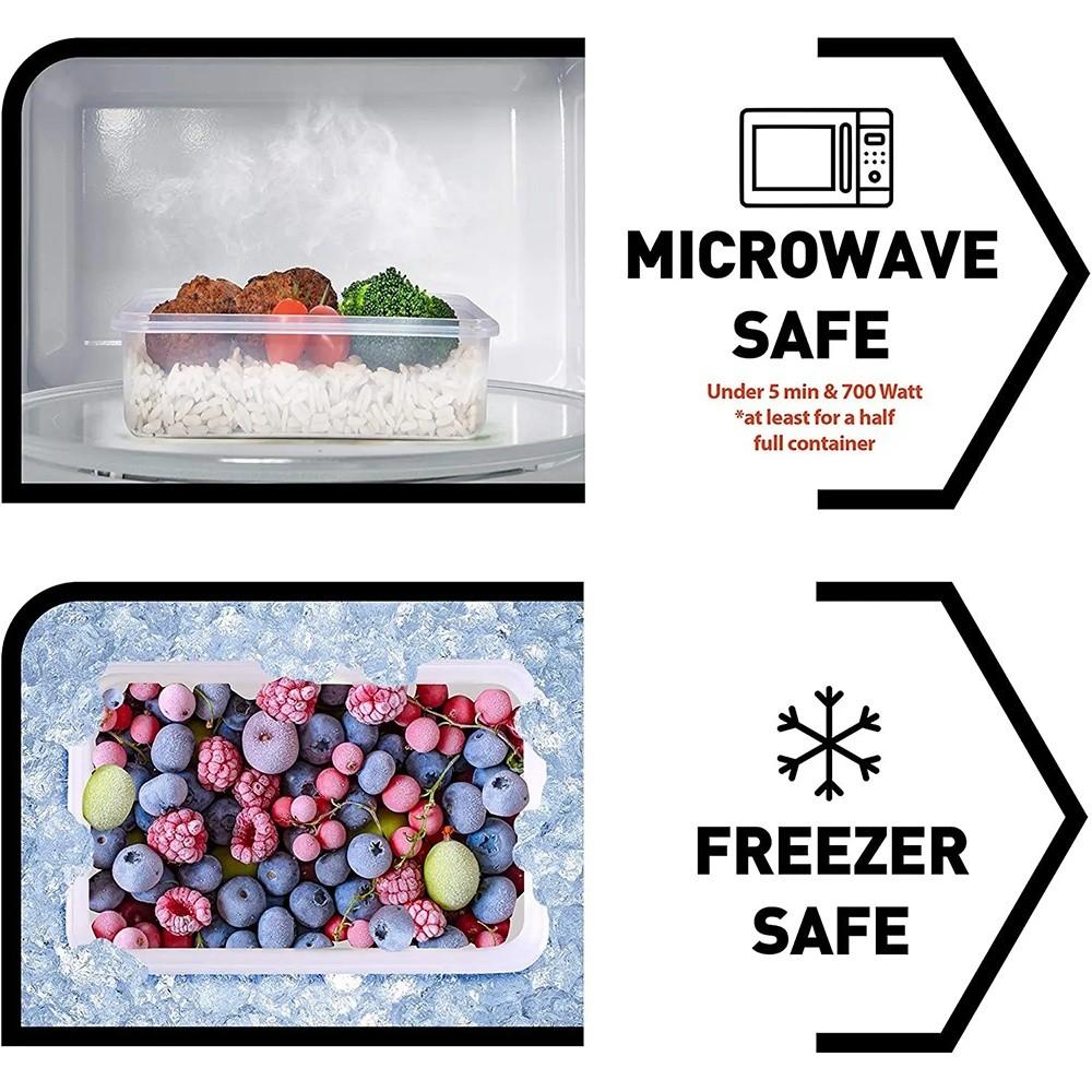 Крышка для сохранения свежести Контейнеры для хранения продуктов Безопасные для микроволновой печи Контейнеры для приготовления еды Кухонное использование