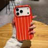 Нишевый чехол в стиле Ins со полосками для iPhone 17 Pro Max/16/15/14