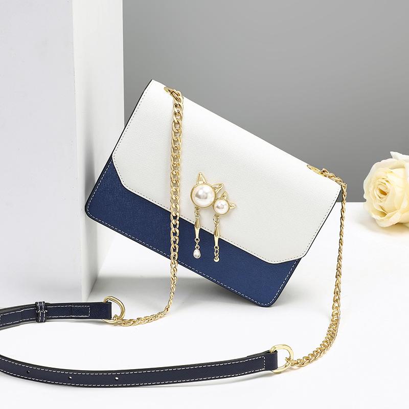 Осенние и зимние сумки для женщин Модные нишевые универсальные сумки через плечо Модные сумки на цепочке через плечо