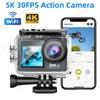Driver 5k Action Camera 30fps Wifi 2 Inch Wide Angle  Underwater Waterproof Video Recording Sport Cameras Outdoor Camcorders