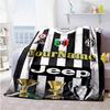 Juventus Customize Text Blanket Multi-purpose Customizable Blanket Soft Warm Cozy Great for Living Room Couch Bed Chair Four Seasons Universal