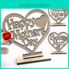 Beautifully Crafted Wooden Heart Plaque Perfect Happy Mothers Day Gift Decor