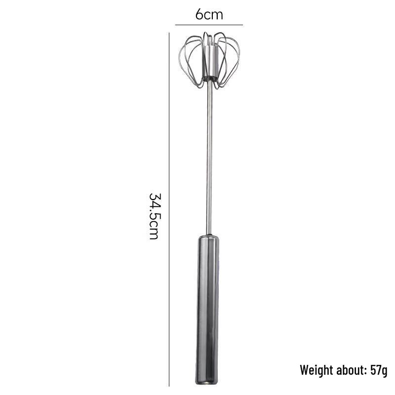 UTO Stainless Steel Semi-Automatic Whisk
