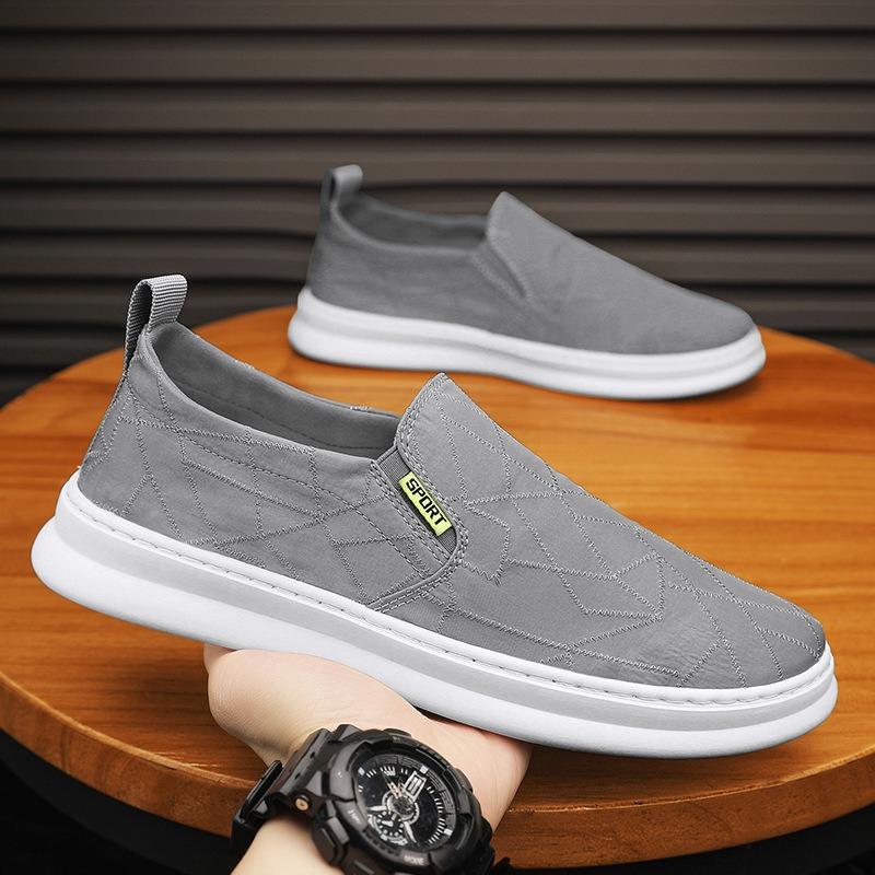 Men Canvas Shoe Summer Casual Sneaker Comfortable Male Flats Loafers New Black Trainers Outdoor Vulcanized Shoes Zapatos Hombre