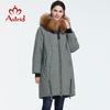 Winter Fur Coat Women Long Warm Female Windproof Casual Solid Color Thick Cotton Jacket
