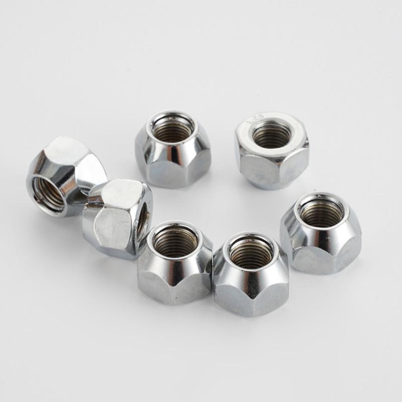 10 шт. Высота 16 мм Колесные Гайки-Болты M12x1.25, M12x1.5, M14x1.5, 1/2"-20 Гайки-Колпачки для Колес Прицепа 21 мм Шестигранные Колесные Гайки