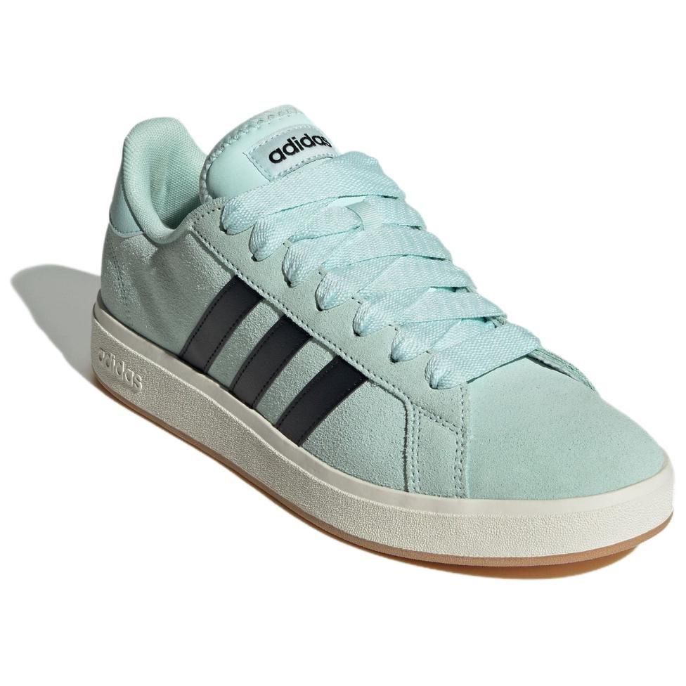 Adidas Grand Court Base 00s Low top Skateboard Shoes Unisex Green Black White JR7077