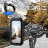 Motorcycle Bicycle Phone Holder Waterproof Rotating Adjustable GPS Stand For iPhone 16 Xiaomi Outdoor Riding Navigation Holder
