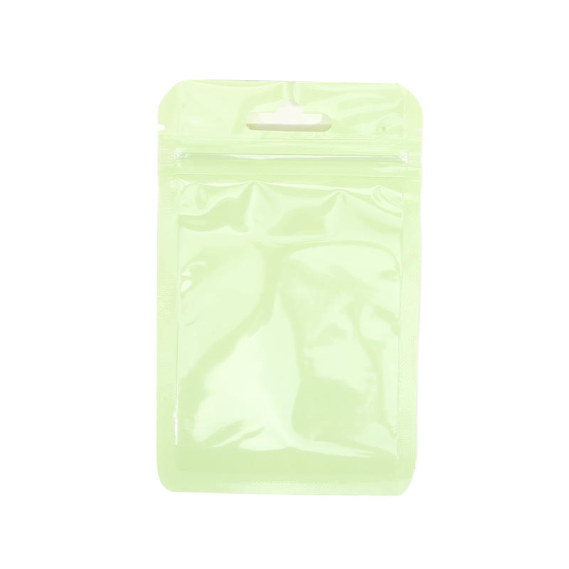 100pcs Macaroon Candy Colors Jewelry Bags For Necklace Earrings Ring Hair Clip Travel Plastic Jewelry Package Storage Bag