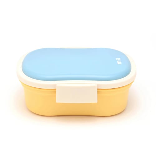 mii Children's Lunch Box, Adjustable Capacity to Fit Your Meal, Lightweight, with Integrated Ice Pack Lid, W15.4 x D12.2 x H5.8cm, 280-430ml, Suitable