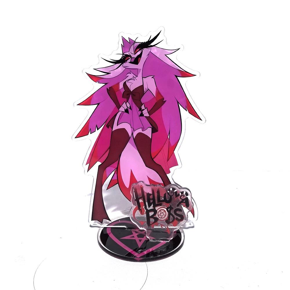 15СМ Фигурка Hazbin Hotel Helluva Boss Стенд Акриловые Фигурки Вагги Настольная Подставка Фигурка Набор Украшений Подарки