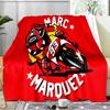 Marc Marquez Blanket Flannel Throw for Sofa, Travel, Camping, Livingroom, Office, Chair and Bed Soft and Warm Holiday Birthday Gifts