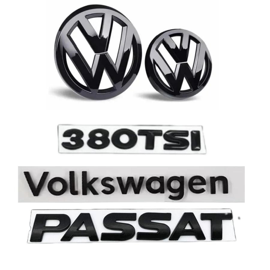 Для VW Volkswagen Jetta MK5 Golf Автомобильный передний значок логотип покрытый ABS наклейка Для Volkswagen Passat 280TSI/330TSI/380TSI передний и r
