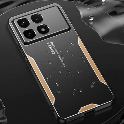 Для Xiaomi Redmi K70E 5G/Poco X6 Pro 5G Гибридный чехол для телефона Алюминиевый сплав+ТПУ+ПК Защитная крышка