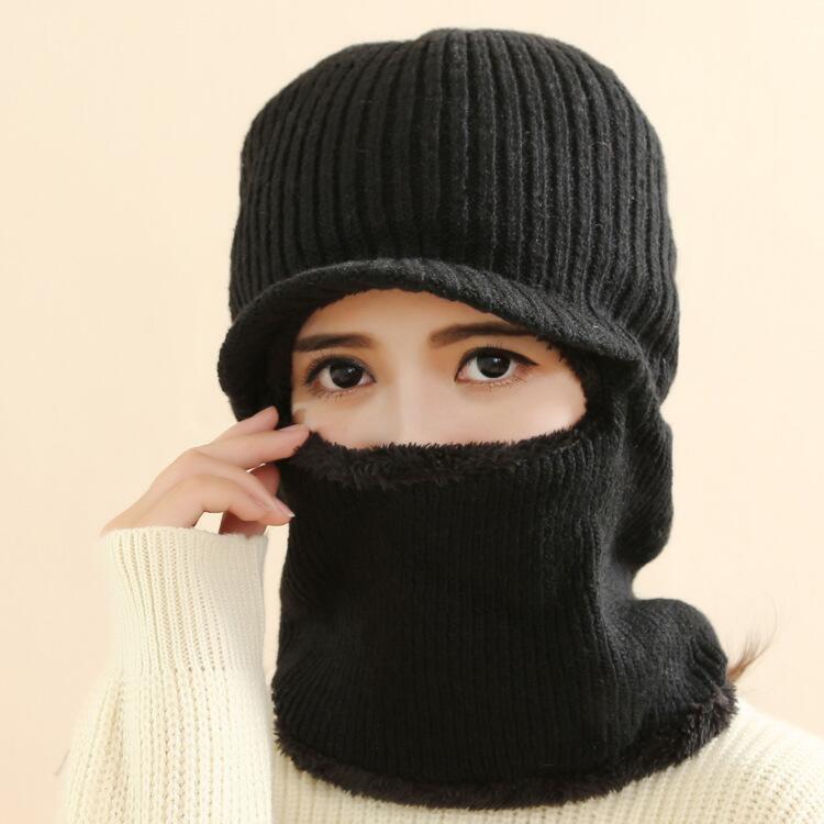 New sloppy hat, winter duck tongue knitted hat, wool hat, ear protection hat, exposed hat, peaked cap.