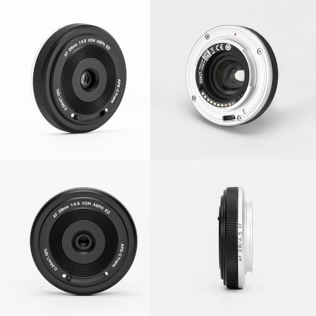 VILTROX 28mm XF Pancake Autofocus Prime Lens for Fujifilm F4.5 Full-Frame Wide-Angle X-Mount Cameras X-Pro2, X-Pro3, X-S10, X-T20, X-T30, XT30II,