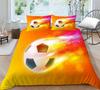 Пододеяльник Наволочка Двух- или Трехпредметный Серия Футбол 3D Цифровая Печать Полиэстер