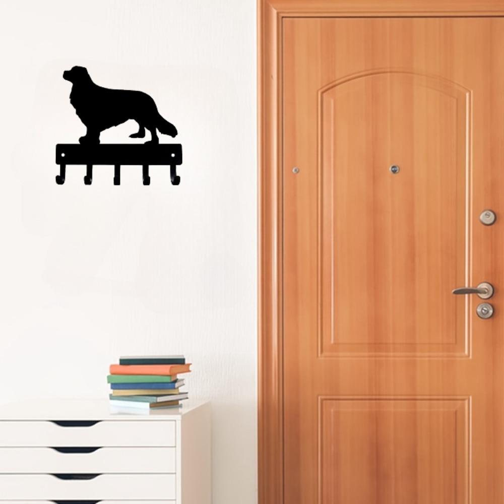 Cavalier King Charles Spaniel Dog Key Rack Hanger - 6 Inch/9 Inch Metal Wall Art Perfect Gift for Spaniel Dog Enthusiasts