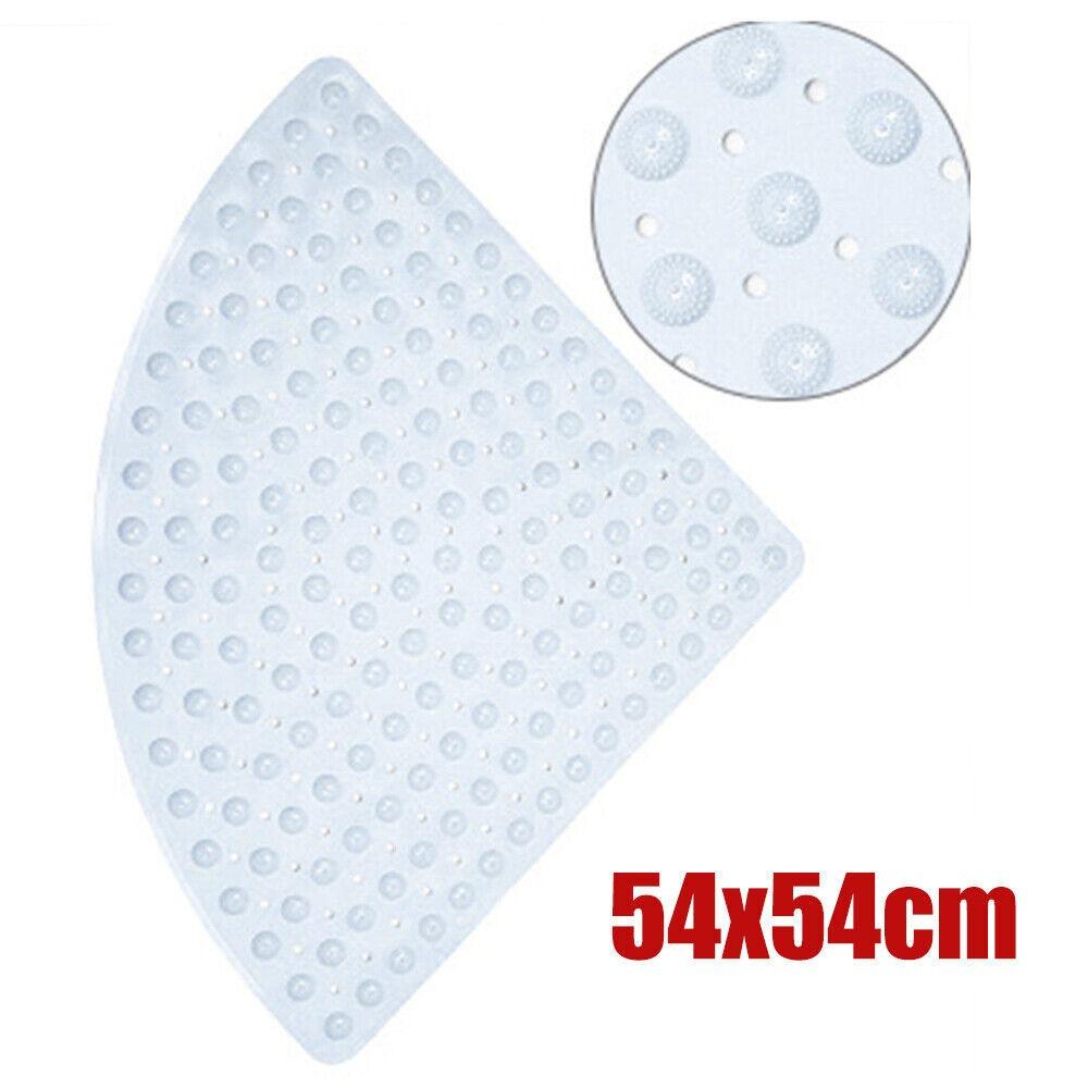 Нескользящий коврик для душа с присосками Секторный резиновый угловой Противоплесневый коврик для ванной Безопасная напольная подкладка Коврик для ванной Коврик для ванной