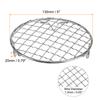 201 Stainless Steel Round BBQ Net with Foot Barbecue Grill Meshes Cooling Rack with 20mm Legs for Camping Outdoor 130-330mm