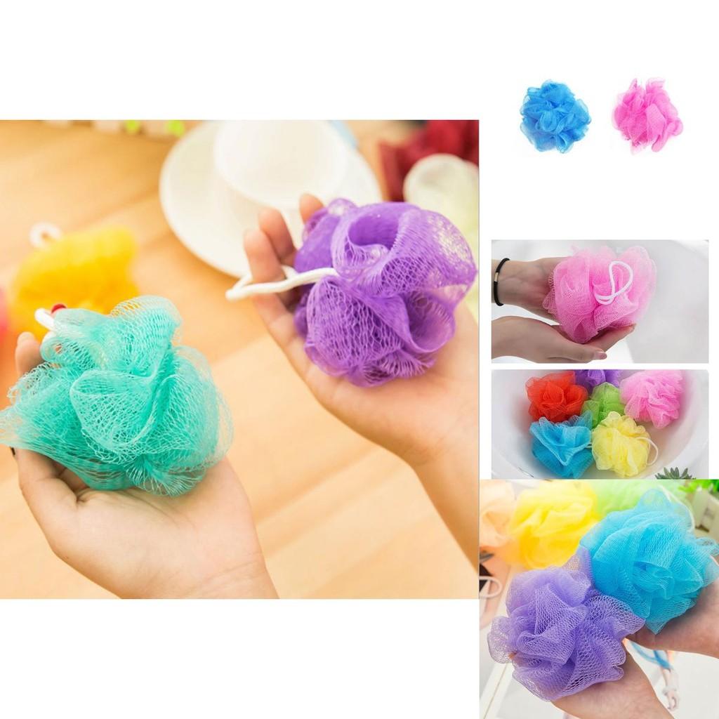 Роскошная мягкая мочалка для тела Bathsite Cleaning Mesh Shower для нежного отшелушивания