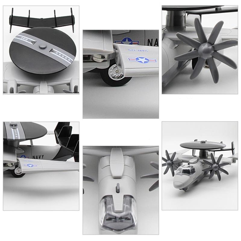 1/72 Scale Model Aircraft Military Eagle Eye for Early Warning Aircraft Model Diecast Alloy