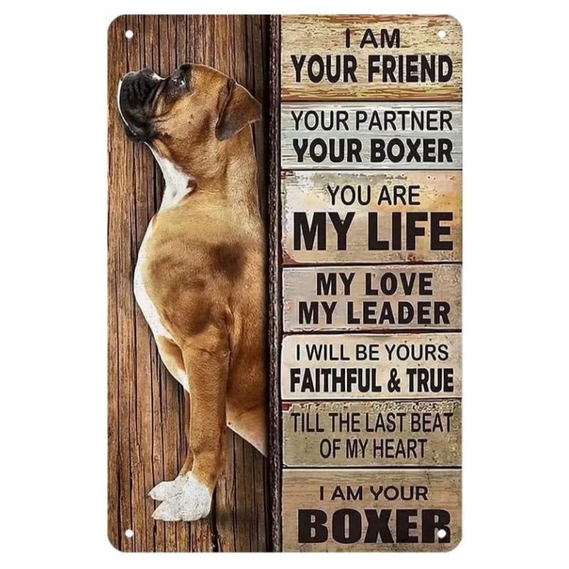 New Vintage Siamese Cat I Am Your Friend Your Partner Your Cat Funny Metal Tin Sign Wall Decor Man Cave Bar Retro Metal Vintage