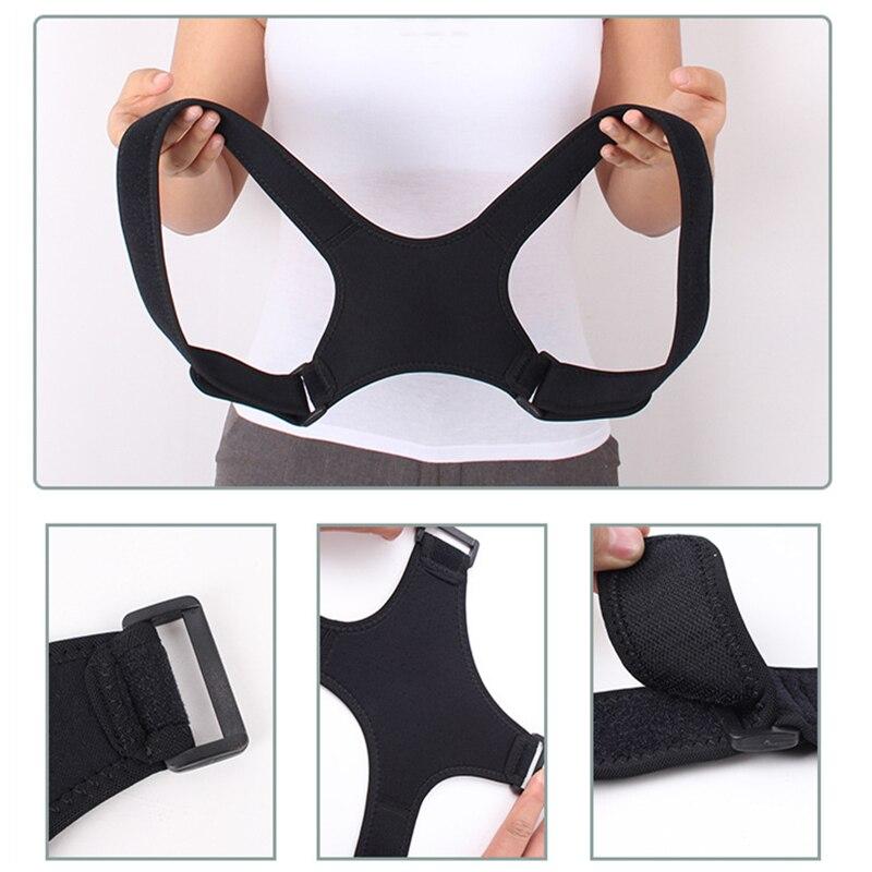 Новый регулируемый корректор осанки верхней части спины, поддержка плеч, поясничный бандаж для спины, поясничный корсет для коррекции плеч, корсет
