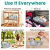 Baby Diaper Bag Large Capacity Infant Nursery Basket Portable Mommy Bag for Changing Table & Car Baby Shower Gift for Boy & Girl
