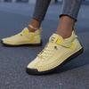 Unisex Low Top Casual Sneakers With Pu Leather Upper Comfortable Rubber Sole For Daily Wear