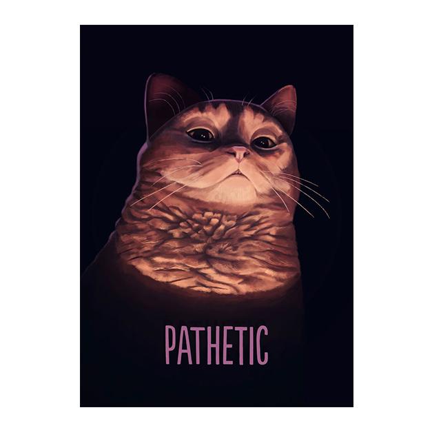 Judgmental Duck Cat Funny Posters Pathetic Humor Canvas Paintings Modern Animals Wall Art Prints Living Room Home Decor Pictures